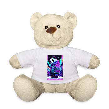 Panda casual - Teddy Bear - white - Front