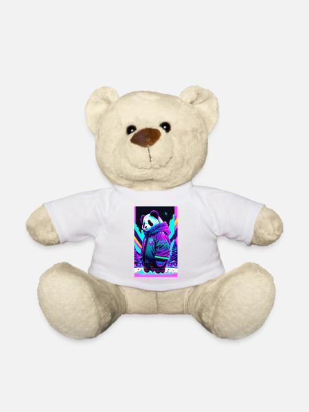 Panda casual - Teddy - Weiß