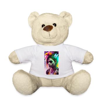 ARTWORK Zombie Gamergirl Rose - Teddy - Weiß - Vorne