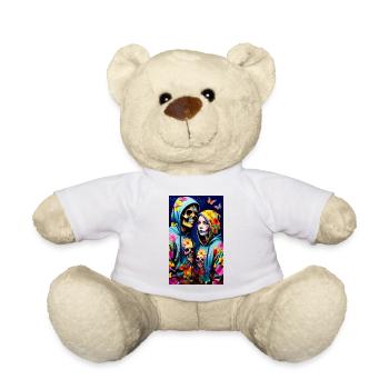 ŒUVRE Butterfly Love - Nounours - blanc - Devant