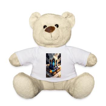 Galactic Patterns - Teddy Bear - white - Front