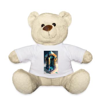 Pixelated Dreams - Teddy Bear - white - Front