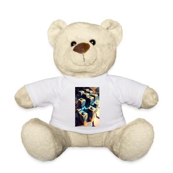 Neon Adventures - Teddy Bear - white - Front