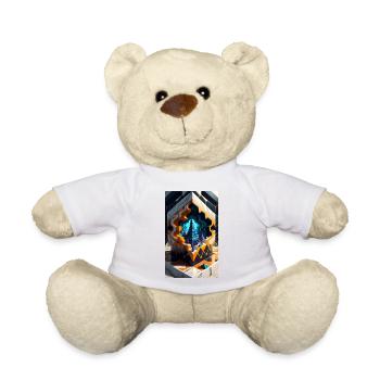 Cosmic Elements - Teddy Bear - white - Front