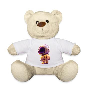 Space Kid Young Astronaut Birthday Six - Nounours - blanc - Devant