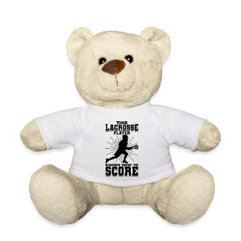 Petit joueur de crosse - Nounours - blanc - Devant