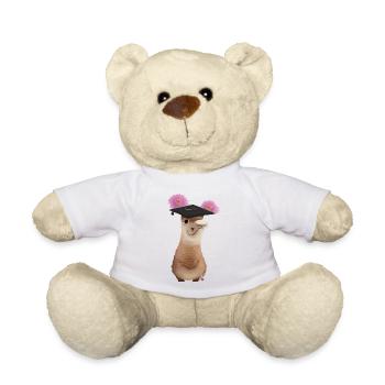 Certificat de fin d’études en alpaga - Nounours - blanc - Devant