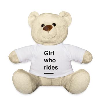 Girl who rides - Nounours - blanc - Devant
