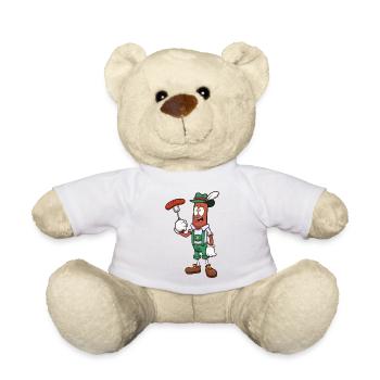 Saucisse Triste Octoberfest - Nounours - blanc - Devant