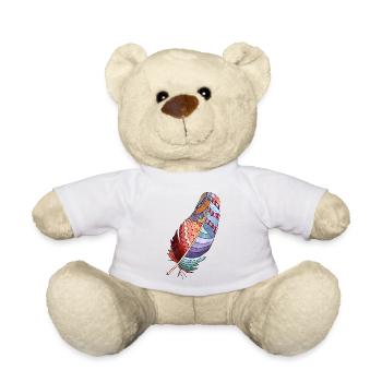 Feder - Teddy - Weiß - Vorne