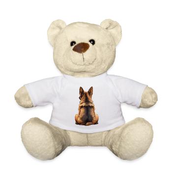 German Shepherd - Teddy Bear - white - Front