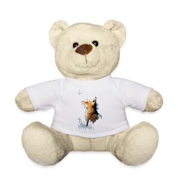 Renard au ciel étoilé - Nounours - blanc - Devant