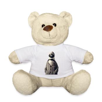 Pinguin im Pyjama - Teddy - Weiß - Vorne