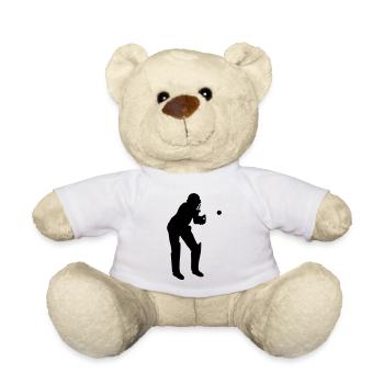 Cricket Fänger im Spiel - Teddy - Weiß - Vorne