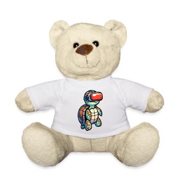Virtual Shell: The VR Turtle - Teddy Bear - white - Front