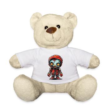 Horror Doll / Halloween / Creepy / Dark - Teddy Bear - white - Front