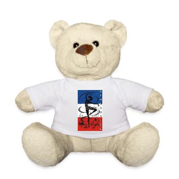 Gymnastique Francaise - Nounours - blanc - Devant