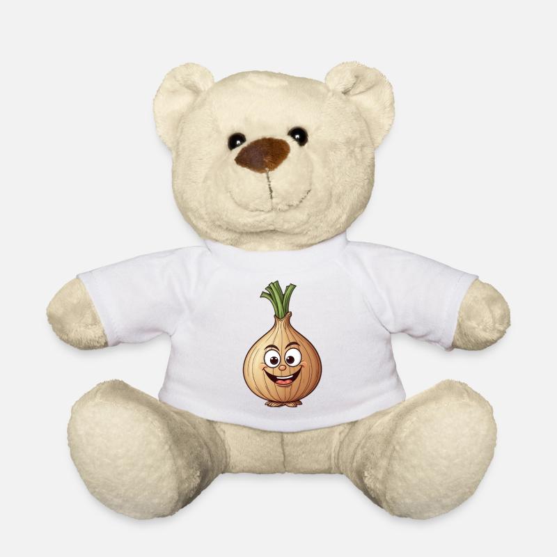 Cartoon onion perfect gift - Teddy Bear - white