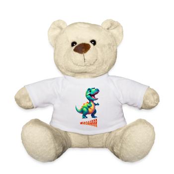 Dino - Teddy - Weiß - Vorne