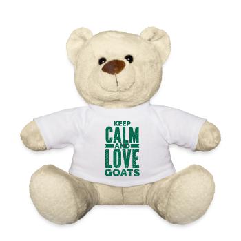 Goat - Buck - Goat - Farm - Zoo - Holiday - Teddy Bear - white - Front