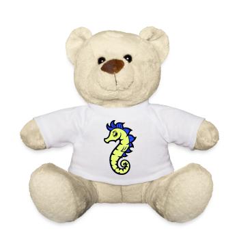 Hippocampe Hippocampe Bande dessinée - Nounours - blanc - Devant