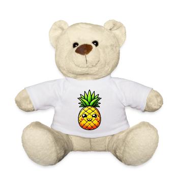 Ananas - Nounours - blanc - Devant