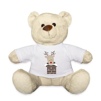Design pour Noël - Nounours - blanc - Devant