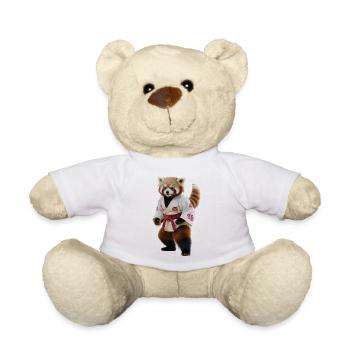 panda roux sportif - Nounours - blanc - Devant