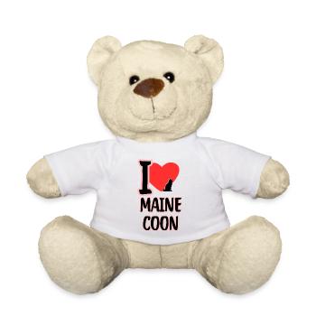 I Love Maine Coon - Nounours - blanc - Devant
