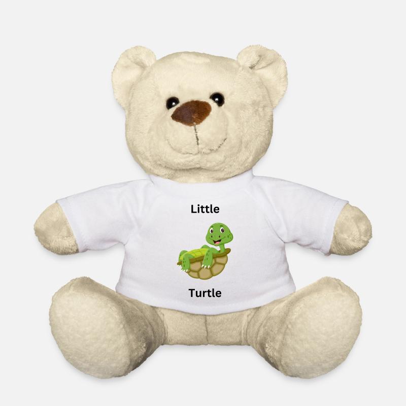 Little turtle - Teddy - Weiß