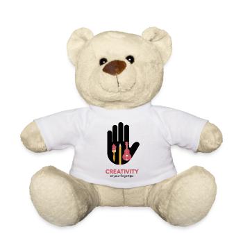 LA CRÉATIVITÉ À PORTÉE DE MAIN - Nounours - blanc - Devant