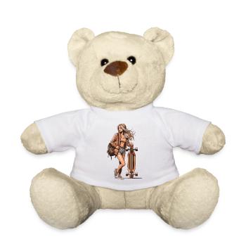Longboard - Nounours - blanc - Devant