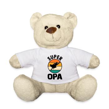 Grandpa Grandpa - Teddy Bear - white - Front