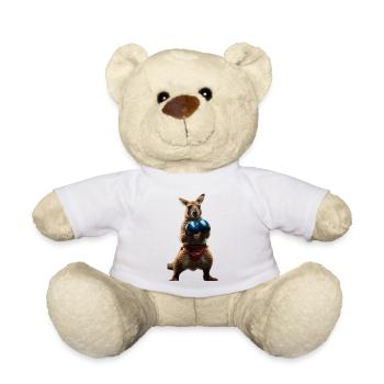Boxing Känguru - Teddy - Weiß - Vorne