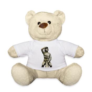 Bruckmandl auf der Steinernen Brücke in Regensburg - Teddy - Weiß - Vorne