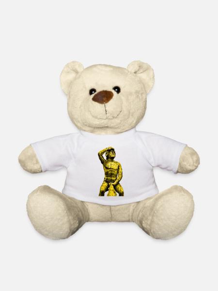 Bruckmandl Regensburg. Das Regensburger Bruckmandl - Teddy - Weiß