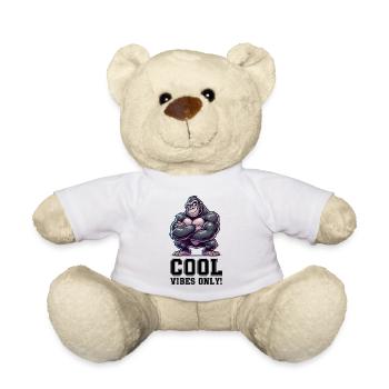 gorilla funny cool - Teddy - Weiß - Vorne