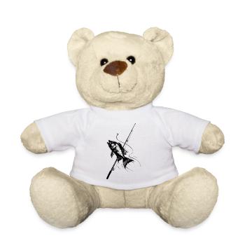 Pêche - Nounours - blanc - Devant