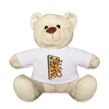Bloc Gecko Lézard Escalade Cadeau Rétro - Nounours - blanc - Devant