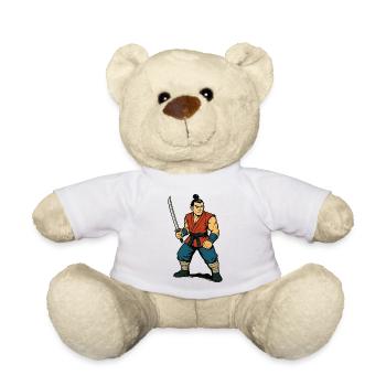 japan krieger samurai - Teddy - Weiß - Vorne