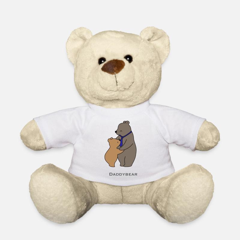 DaddyBear Hug - Teddy Bear - white