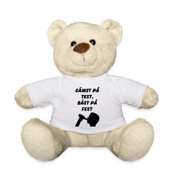 Class shirts Worst on test Best at party - Teddy Bear - white - Front