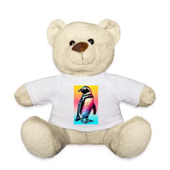 penguin - Teddy Bear - white - Front