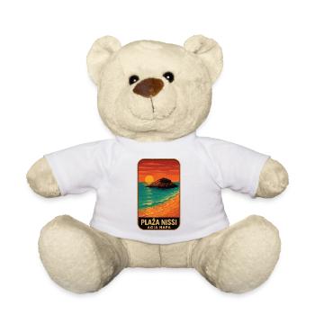 Strand von Nissi mit Sonnenuntergang - Teddy - Weiß - Vorne