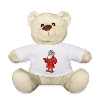 Santa Claus Spa - Teddy Bear - white - Front