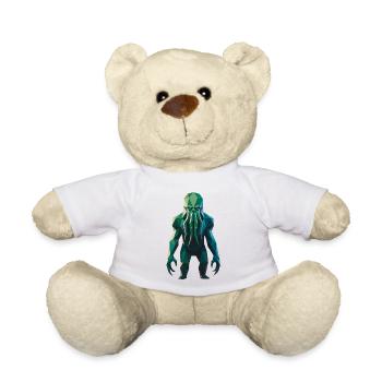 C'thulhu - Cooles Lovecraft Logo - Teddy - Weiß - Vorne