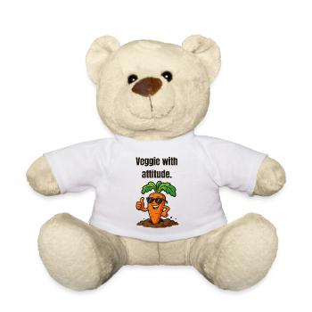 Carotte avec légume d’attitude - Nounours - blanc - Devant