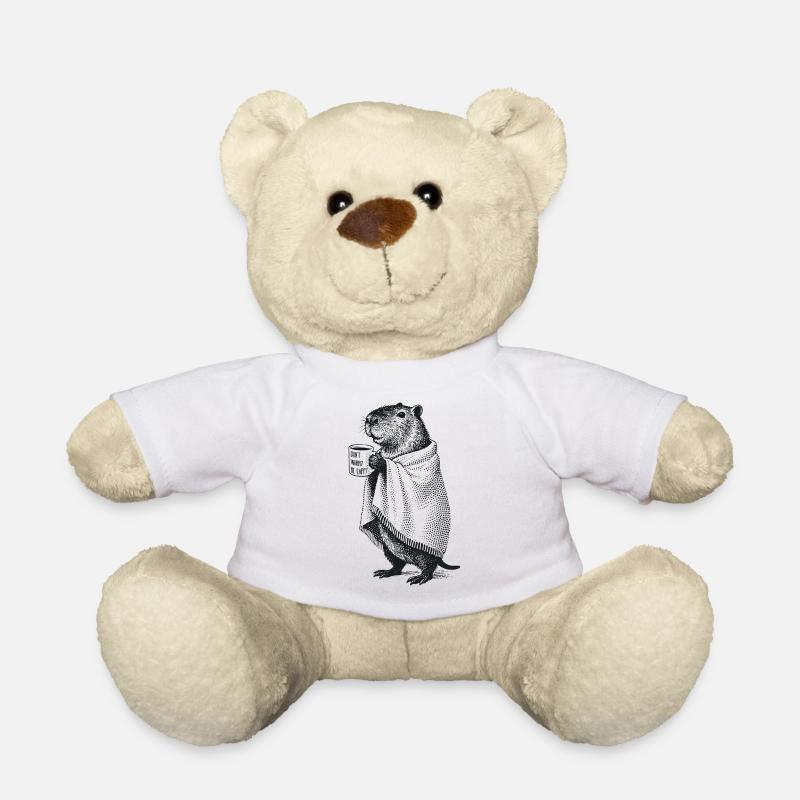 Don’t Worry Be Cappy - Automne Hiver Capybara - Nounours - blanc