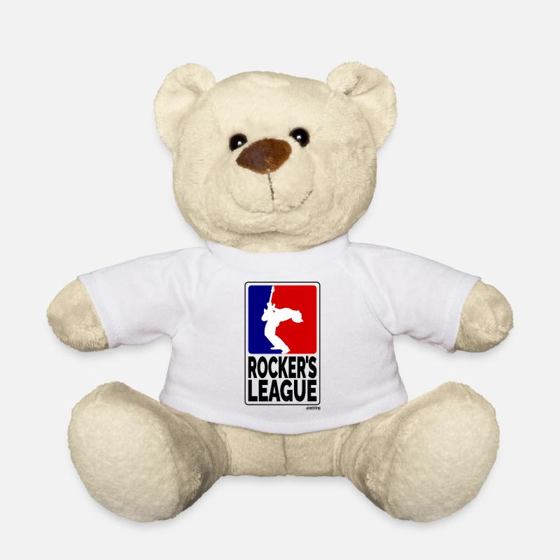 Rockers League, black - Teddy Bear - white