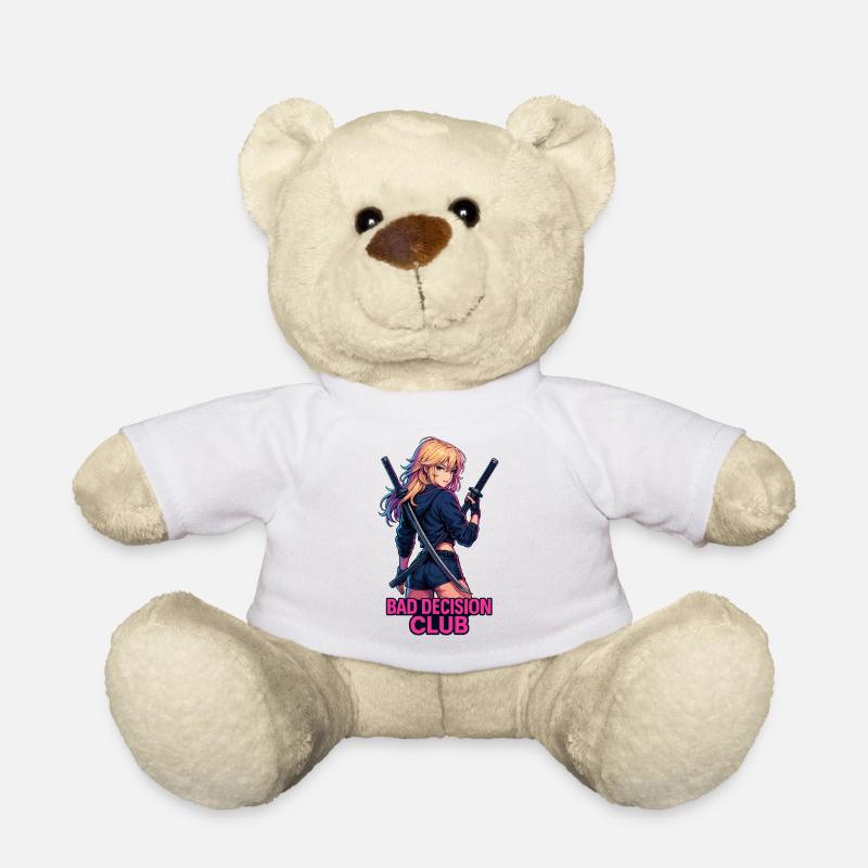 Bad Decision Club Samurai Edition - Teddy Bear - white